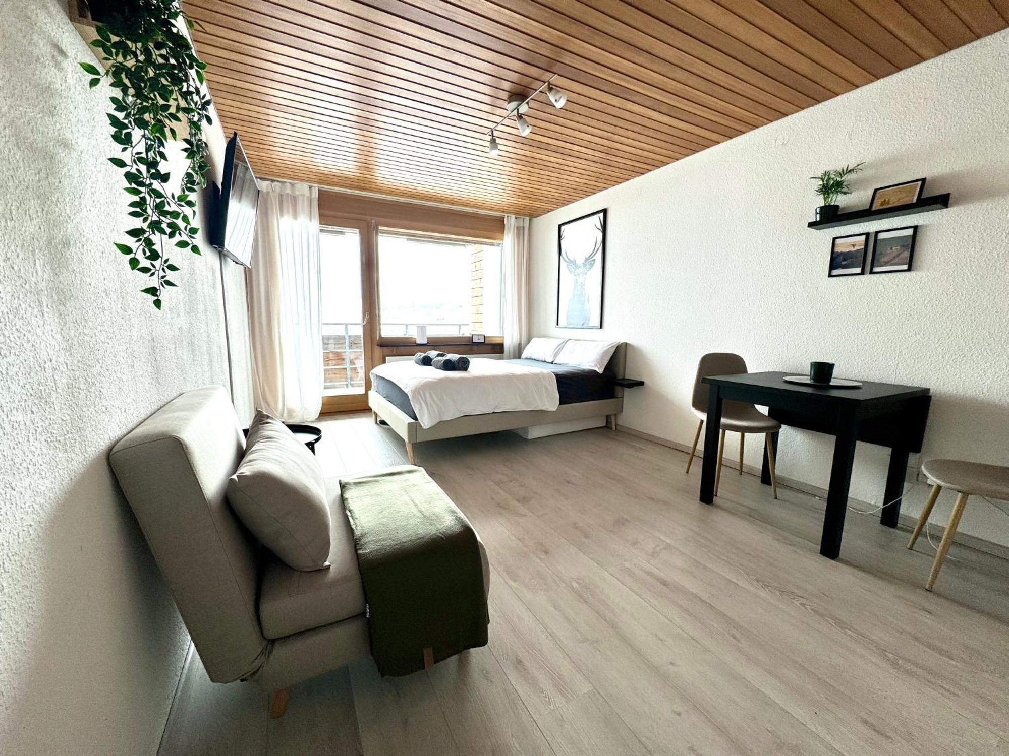 Studio Mit See- Und Bergblick Laax Zewnętrze zdjęcie